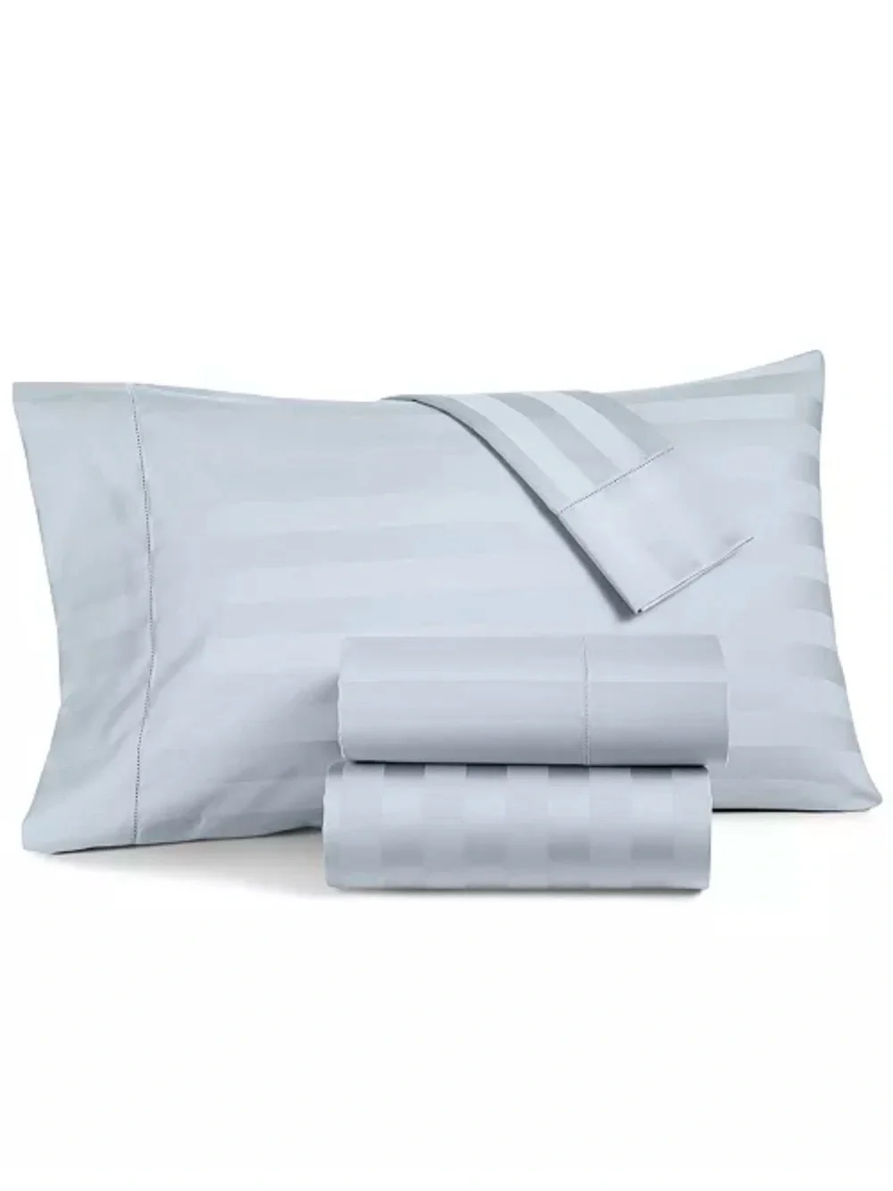 Charter Club 100% Cotton Damask Silver Full Size Sheet Set - Retail $120